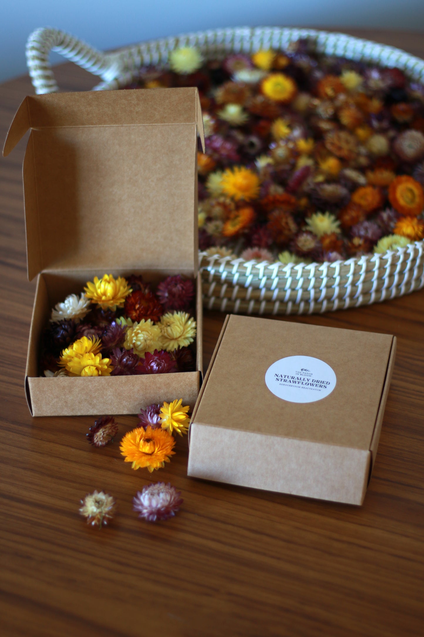 Naturally Dried Strawflowers