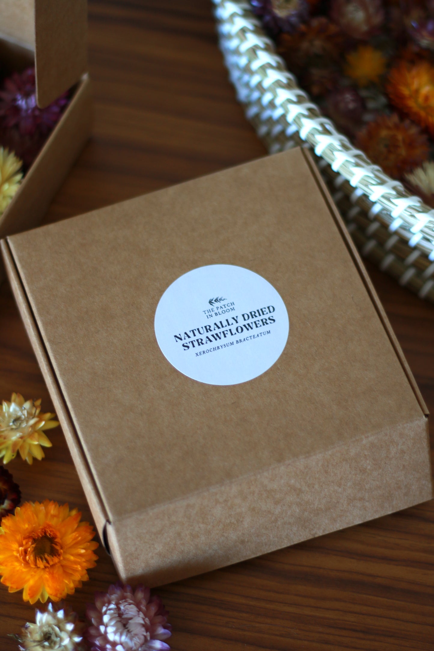 Naturally Dried Strawflowers