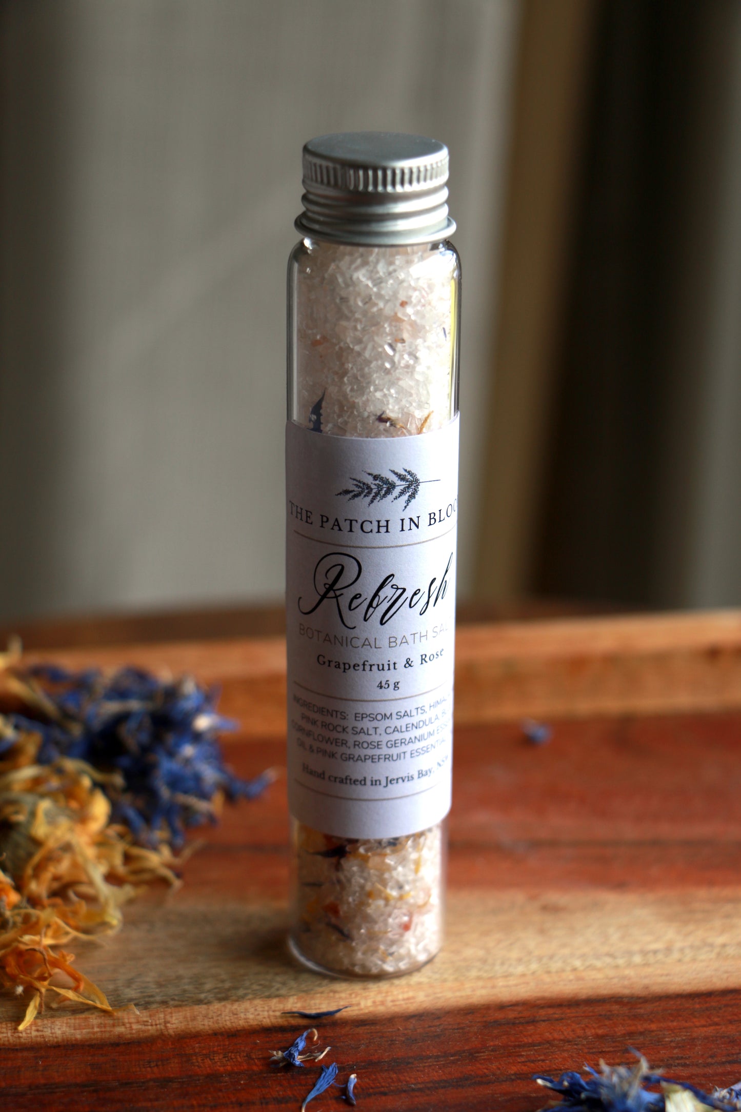 Botanical Bath Salt Test Tube - 50g