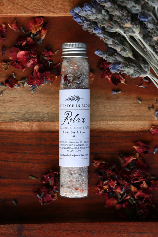 Botanical Bath Salt Test Tube - 50g